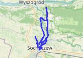 Sochaczew Brochów Górki Sochaczew - mapa trasy gps - rower szosowy