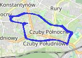 Trasa z dnia 2013-04-28 10:57 - mapa trasy gps - bieganie