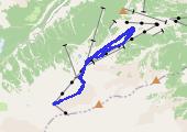 Trasa z dnia 2016-02-21 11:57 - mapa trasy gps - snowboard