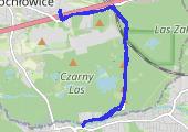 Trasa z dnia 2016-02-24 11:17 - mapa trasy gps - rower górski
