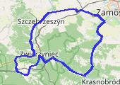 Trasa z dnia 2016-02-25 17:05 - mapa trasy gps - rower szosowy