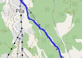 Trasa z dnia 2016-02-25 10:16 - mapa trasy gps - snowboard