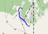 Trasa z dnia 2016-02-25 15:26 - mapa trasy gps - snowboard