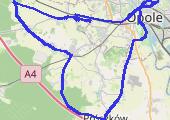 Trasa z dnia 2016-02-27 14:00 - mapa trasy gps - rower trekkingowy