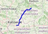 Trasa z dnia 2013-04-29 13:33 - mapa trasy gps - samochód