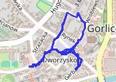 Trasa z dnia 2016-02-21 15:45 - mapa trasy gps - spacer