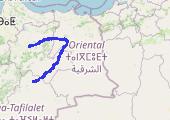 Dzień 30, 2016-02-28 - mapa trasy gps - motocykl
