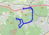 Trasa z dnia 2016-03-08 10:21 - mapa trasy gps - bieganie