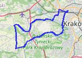 Trasa z dnia 2016-03-09 18:22 - mapa trasy gps - rower górski