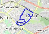 29.04.2013 - mapa trasy gps - bieganie