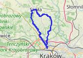 Trasa z dnia 2016-03-12 17:10 - mapa trasy gps - rower górski