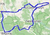 Trasa z dnia 2016-03-12 17:24 - mapa trasy gps - rower szosowy