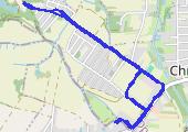 Trasa z dnia 2016-03-13 09:14 - mapa trasy gps - bieganie