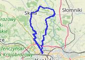 Trasa z dnia 2016-03-14 11:05 - mapa trasy gps - rower górski