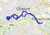 Trasa z dnia 2016-03-14 12:15 - mapa trasy gps - spacer