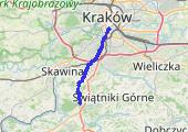Trasa z dnia 2016-03-18 22:26 - mapa trasy gps - marsz
