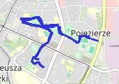 Trasa z dnia 2016-03-25 06:23 - mapa trasy gps - bieganie