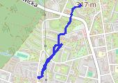 Trasa z dnia 2016-03-25 18:47 - mapa trasy gps - spacer