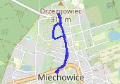 Trasa z dnia 2016-03-24 12:10 - mapa trasy gps - spacer