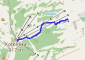 Trasa z dnia 2016-03-28 17:50 - mapa trasy gps - snowboard
