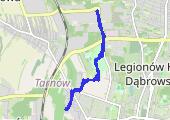 Trasa z dnia 2016-03-30 18:21 - mapa trasy gps - rower trekkingowy