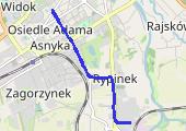 Trasa z dnia 2016-04-01 20:45 - mapa trasy gps - rower miejski