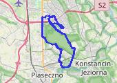 Józefosław - mapa trasy gps - rower miejski