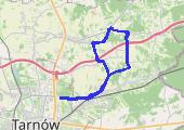 Tarnów, Wola Rzędzińska, Zaczarnie, Stare Żukowice - mapa trasy gps - rower trekkingowy