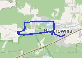 Wieczorny jogging - mapa trasy gps - bieganie