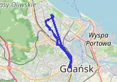 25.04.2013 - mapa trasy gps - rower górski