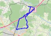 Trasa z dnia 2016-04-07 17:15 - mapa trasy gps - rower górski