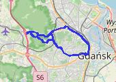 28.04.2013 - mapa trasy gps - rower górski