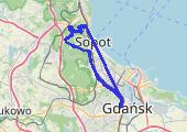 01.05.2013 - mapa trasy gps - rower górski