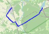 Szlak Partyzantów AK - mapa trasy gps - marsz