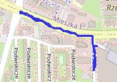 Trasa z dnia 2016-04-10 11:45 - mapa trasy gps - bieganie