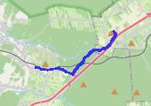 Trasa z dnia 2016-04-13 15:10 - mapa trasy gps - rower górski