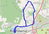 Wieczorny jogging - mapa trasy gps - bieganie