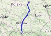 Trasa z dnia 2016-04-15 14:14 - mapa trasy gps - samochód