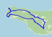 Estonia - wyspa Hiiumaa - mapa trasy gps - rower trekkingowy