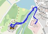 Spacer po Bolesławcu - mapa trasy gps - spacer