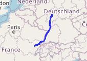 Trasa z dnia 2016-03-24 10:30 - mapa trasy gps - motocykl