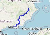 Trasa z dnia 2016-04-13 19:18 - mapa trasy gps - motocykl