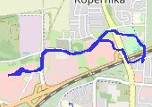 Trasa z dnia 2016-04-20 20:57 - mapa trasy gps - spacer