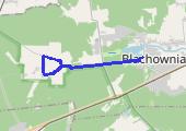 Wieczorny jogging - mapa trasy gps - bieganie