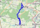 Trasa z dnia 2016-04-23 17:15 - mapa trasy gps - rower górski