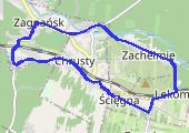 Trasa z dnia 2016-04-24 20:49 - mapa trasy gps - rower górski
