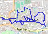Trasa z dnia 2016-04-23 18:12 - mapa trasy gps - spacer