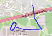 Trasa z dnia 2016-04-25 09:14 - mapa trasy gps - bieganie