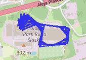 Trasa z dnia 2016-04-25 10:31 - mapa trasy gps - bieganie