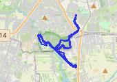 Trasa z dnia 2012-03-23 18:13 - mapa trasy gps - rower trekkingowy